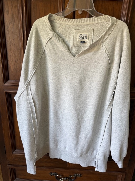 American Eagle Outfitters Tops - American Eagle This Feels Seriously Lived-In Sweatshirt Gray Medium